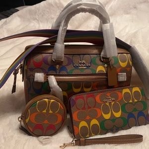 Limited edition pride Coach purse set 🎄